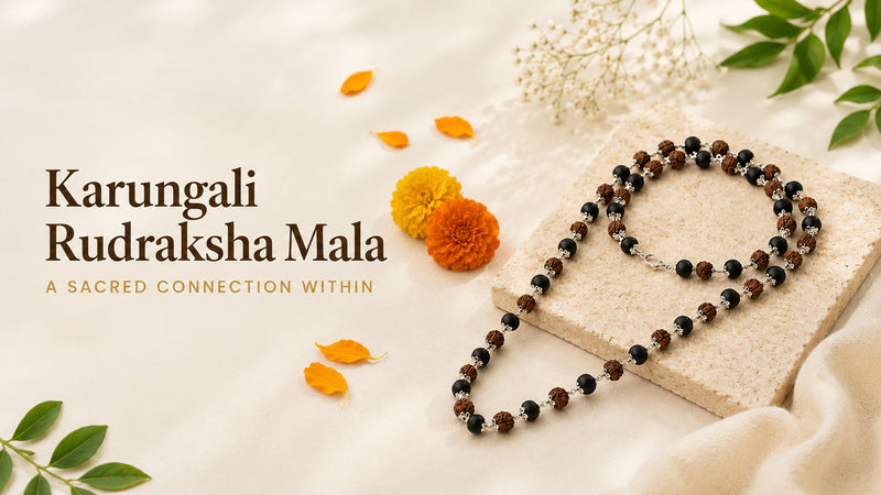 Karungali Rudraksha Mala