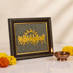 7 Horses Raw Pyrite Frame