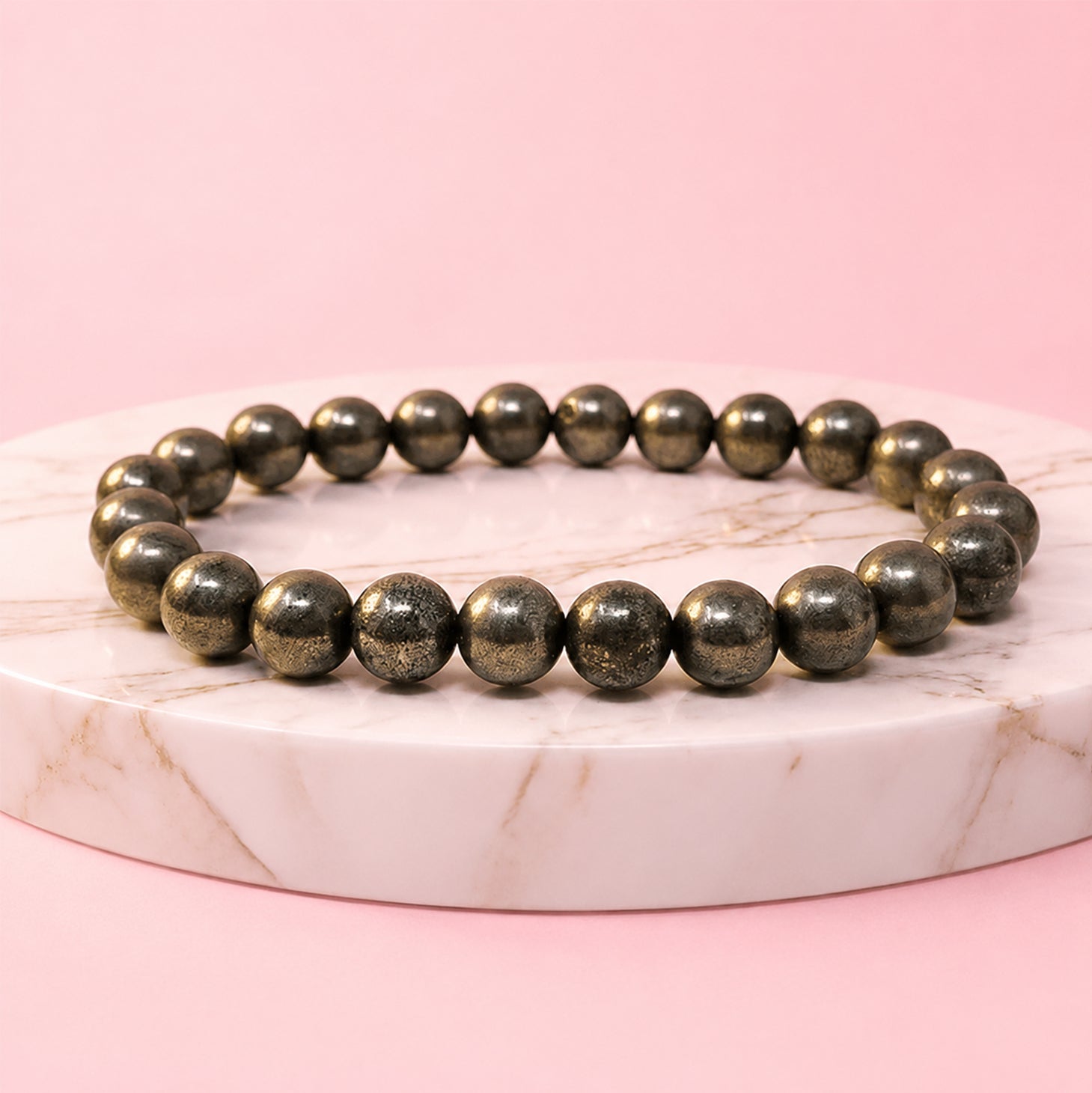 Raw Pyrite Bracelet