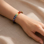 Seven Chakra Tiger Eye Bracelet