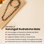 Karungali Rudraksha Mala