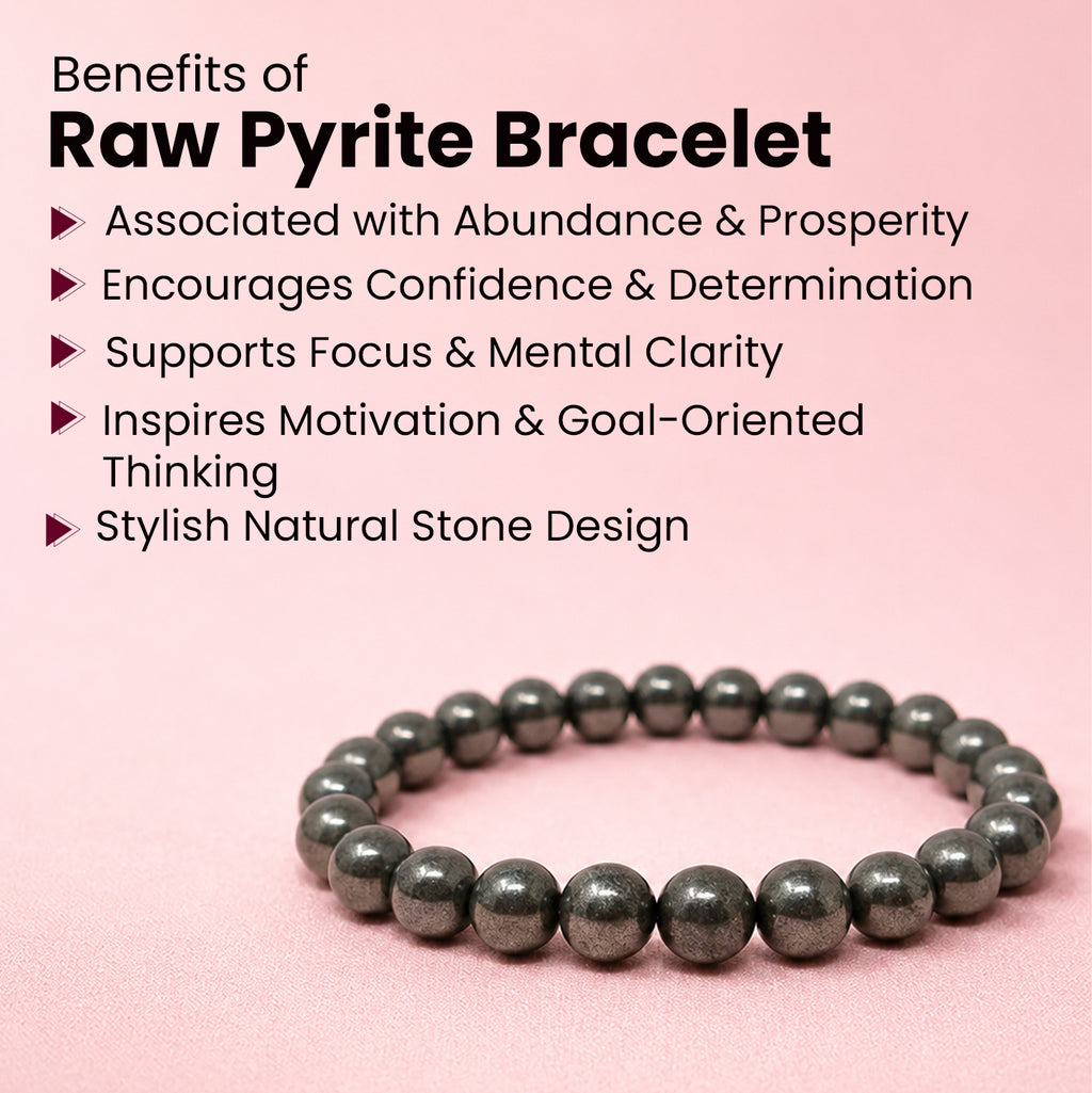 Raw Pyrite Bracelet
