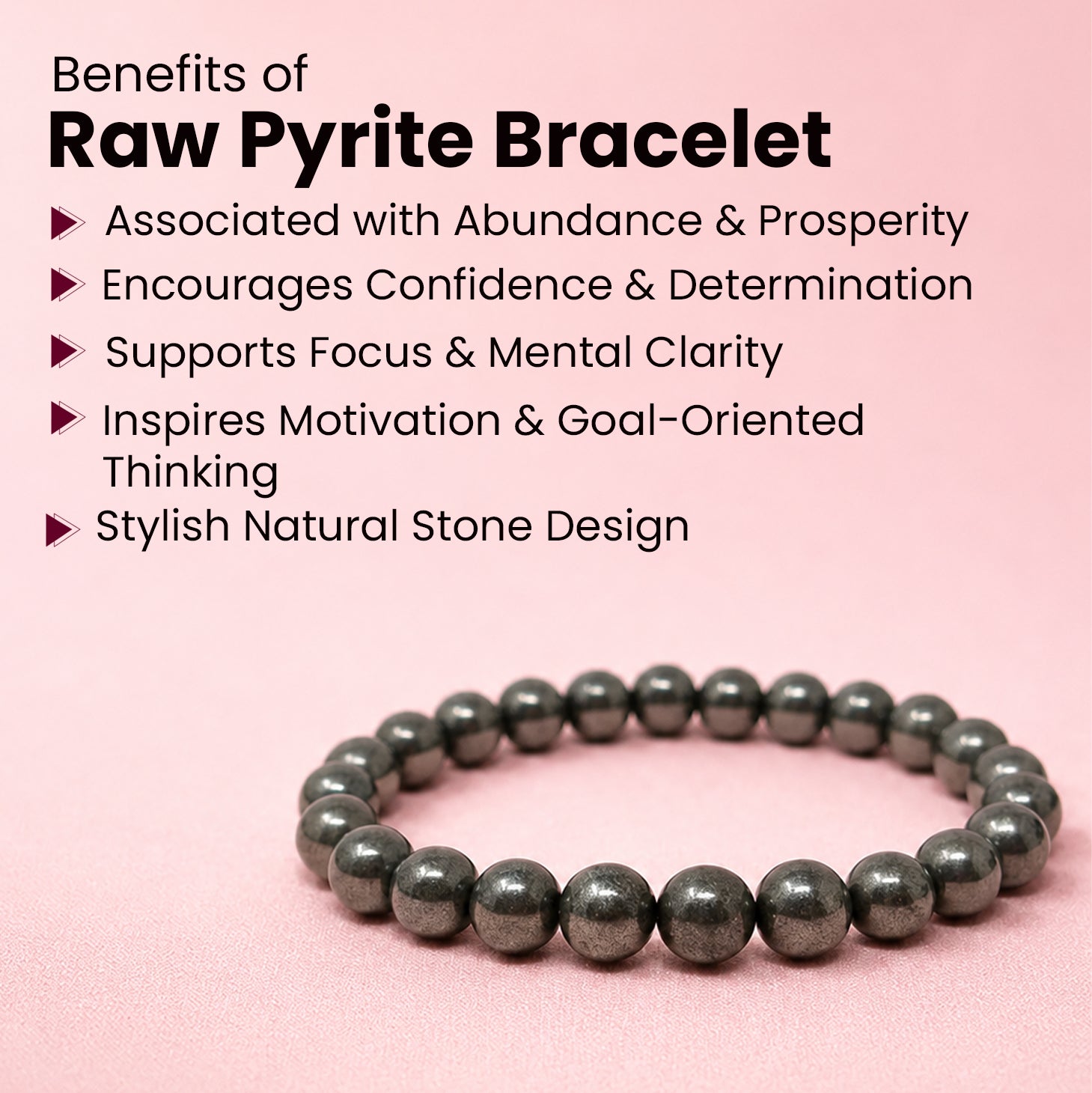 Raw Pyrite Bracelet